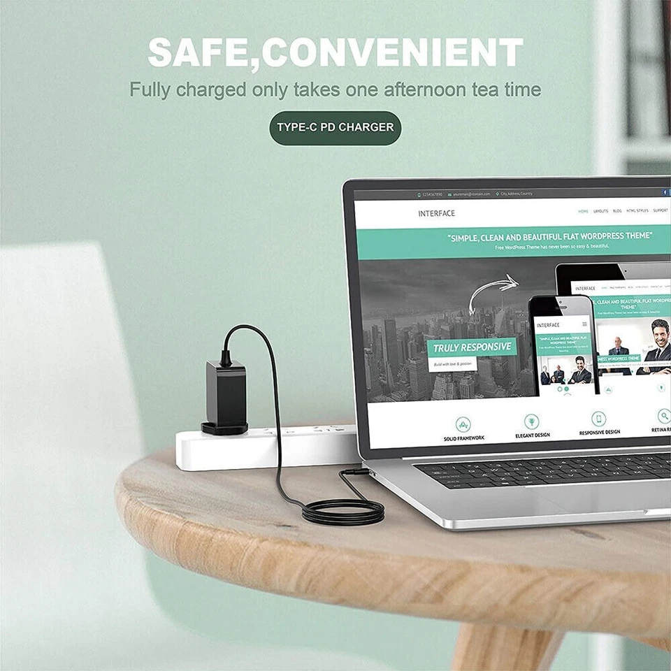 20pcs 65W TYPE-C USBC Laptop Power Adapter Charger Lenovo Acer Wholesale Job Lot - Image 4 of 4