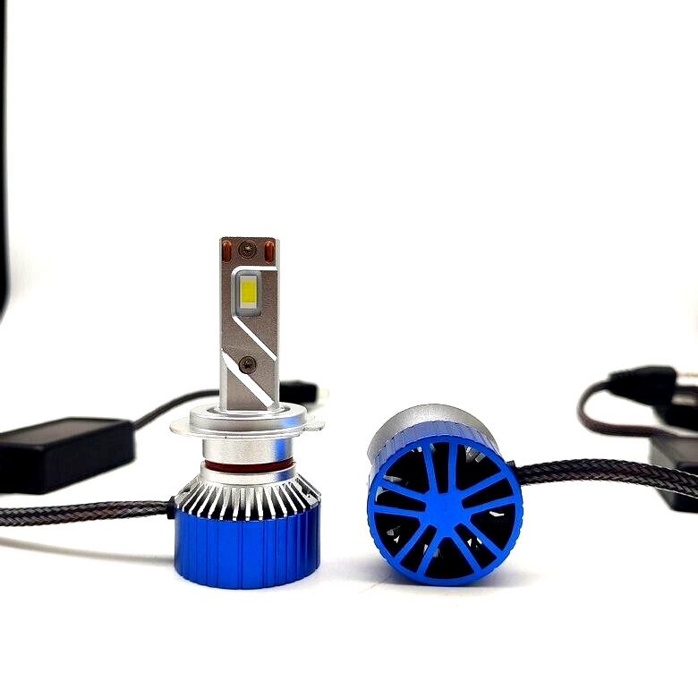 Kit Full LED H7 110W CANBUS 6000k Ip67 12v-24v Faro Auto Alta Potenza Luminosita - Miniatura 2