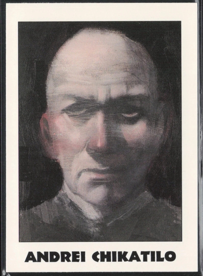 1992 True Crime Series 4, Killer Trading Card #202 - ANDREI CHIKATILO 😎
