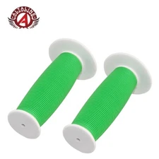AltaLine Kids Bicycle Grips Mushroom Handle Bar Colorful Bike Grip Green/White
