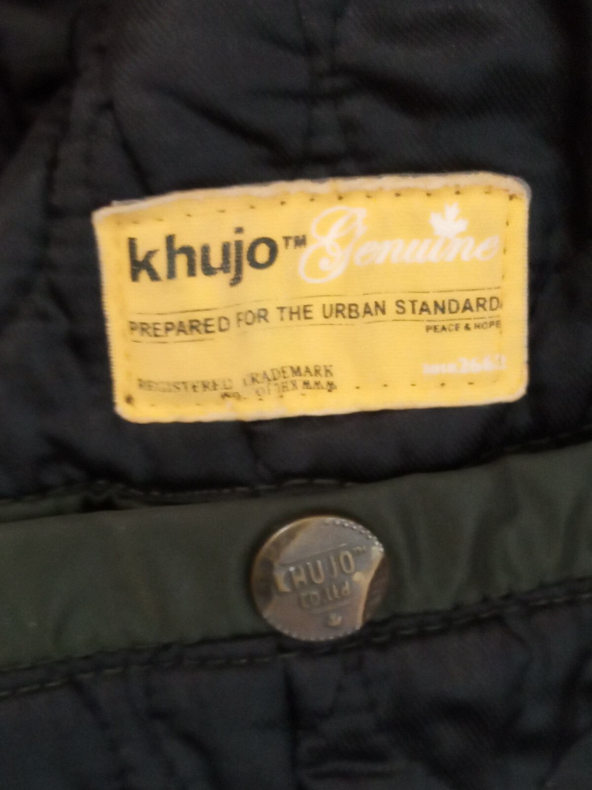 Khujo brand, Male Military Style Jacket. Gem