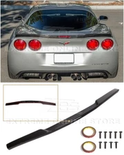 For 05-13 Corvette C6 ALL | ZR1 Style CARBON FIBER Rear Trunk Lid Wing Spoiler