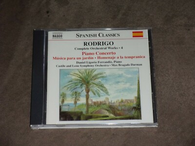 Max Bragado Darman Rodrigo Complete Orchestral Works 4 (CD, 2003