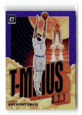 2021-22 Panini Donruss Optic - T-Minus 3, 2, 1 Purple Prizm #4 Anthony Davis