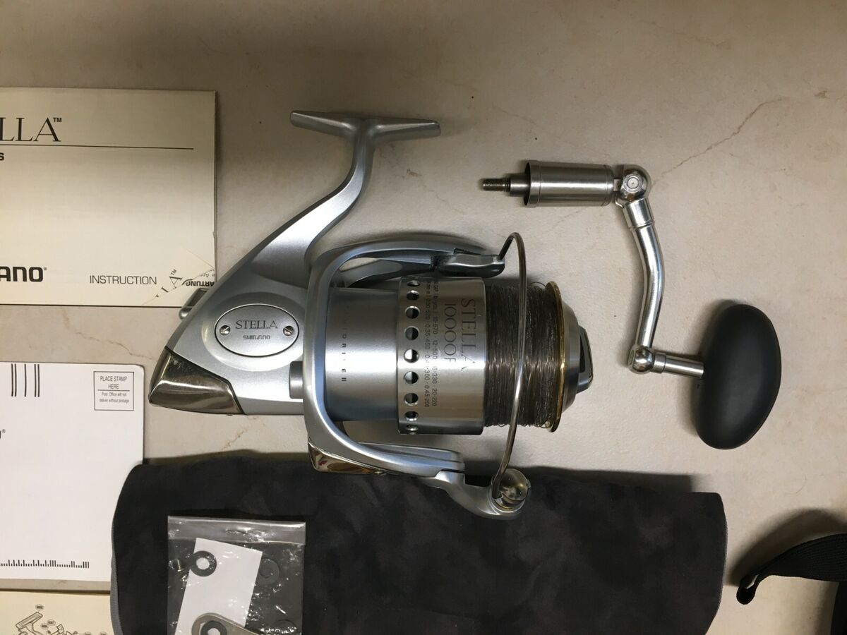 Shimano Stella 10000 F Spinning Reel, Fluid Driver II, Super Shimano Stella 10000 F Spinning Reel, Fluid Driver II, Super