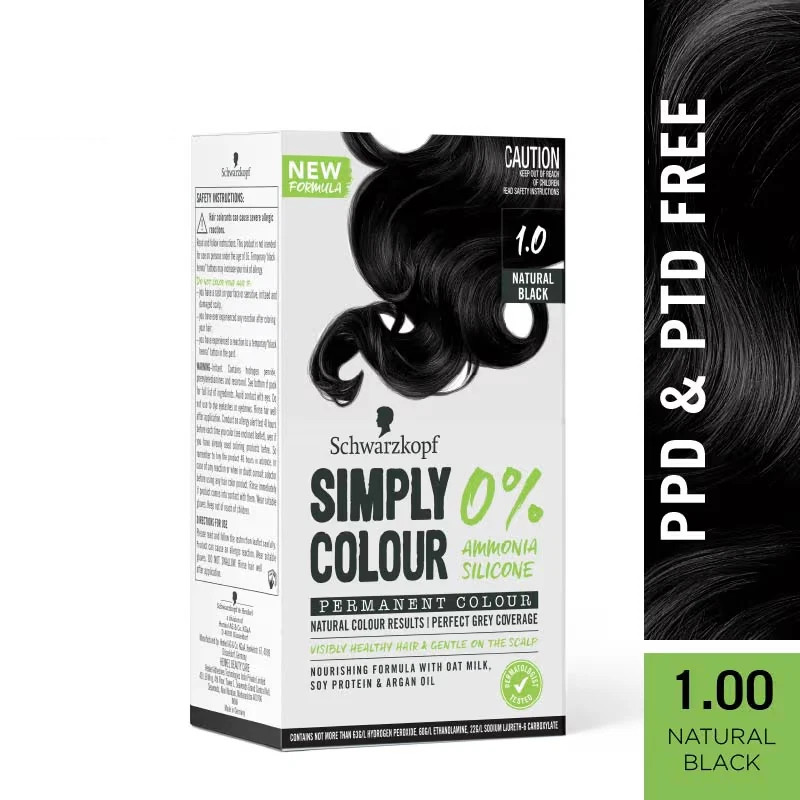 142.5ml - Shade 1.00 Jet Black  Color