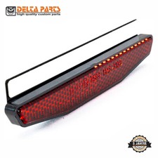 Motorrad Reflektor Rückstrahler, Katzenauge hinten, selbstklebendes Halteblech