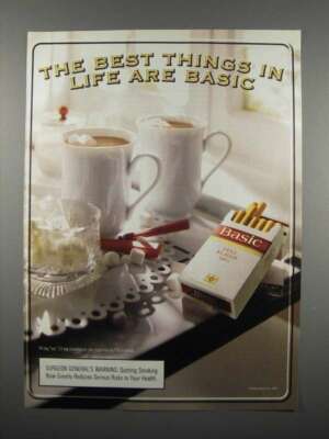 best cigarette for coffee 2000 Basic Ad - The Things in Life What Are the Best Cigars