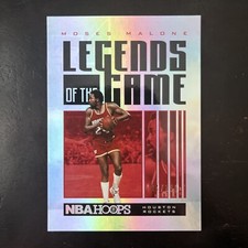 Moses Malone 2020-21 Panini NBA Hoops Legends Of The Game SILVER SP #104/199