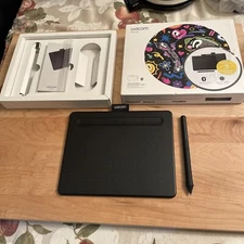 Wacom Intuos CTL-4100WL Small Drawing Tablet - Black Tested And Working.