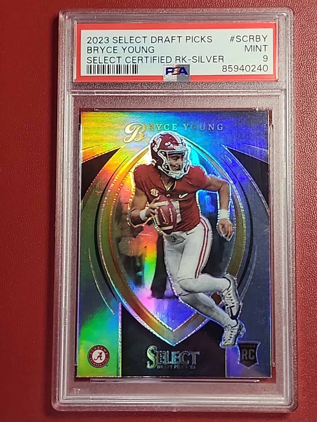 🔥📈Bryce Young 2023  Select Draft Picks Silver Prizm Certified Rookies Psa 9