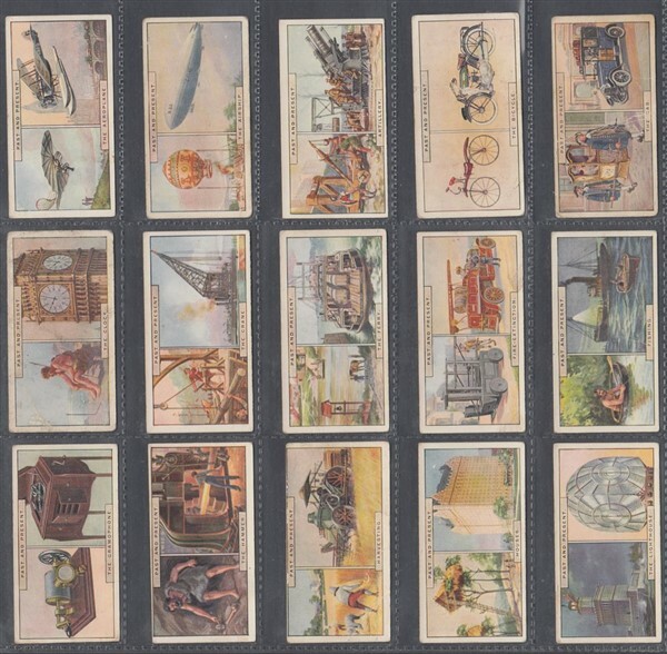 wd & ho wills cigarette cards value CIGARETTE CARD PART SET W.D. & H.O. WILLS, PAST & PRESENT 1929  (ID:984/CP100B)