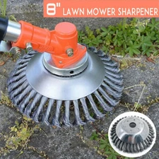Trimmer Head Grass Trimming Cutter Steel Wire Wheel Garden Weed Brush Lawn Mower