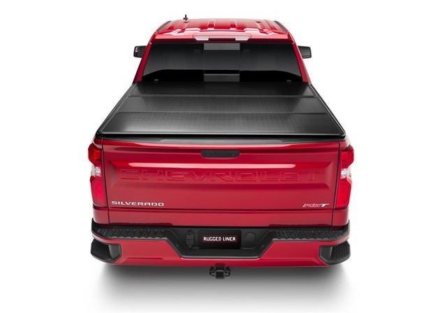 For Ford F 150 15 17 Rugged Liner Eh F815 E Series Hard Folding Tonneau Cover For Sale Online Ebay