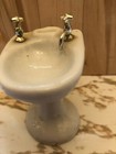 Ceramic Doll Furniture Bathroom White Bathtub, Sink and Toilet — photo 8