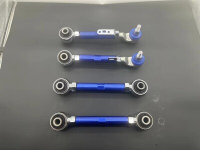 4 Pcs Set of Steel Adjustable Rear Upper&Lower Camber&Toe Arms For Pilot/MDX/ZDX