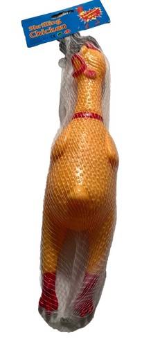 Shrilling Rubber Chicken Squeeze Prank Toy - Picture 4 of 6
