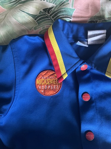 Disney Mickey Mouse Bomber Jacket, Denim Hoodie & Micksville Hoopers Jersey - Picture 17 of 20