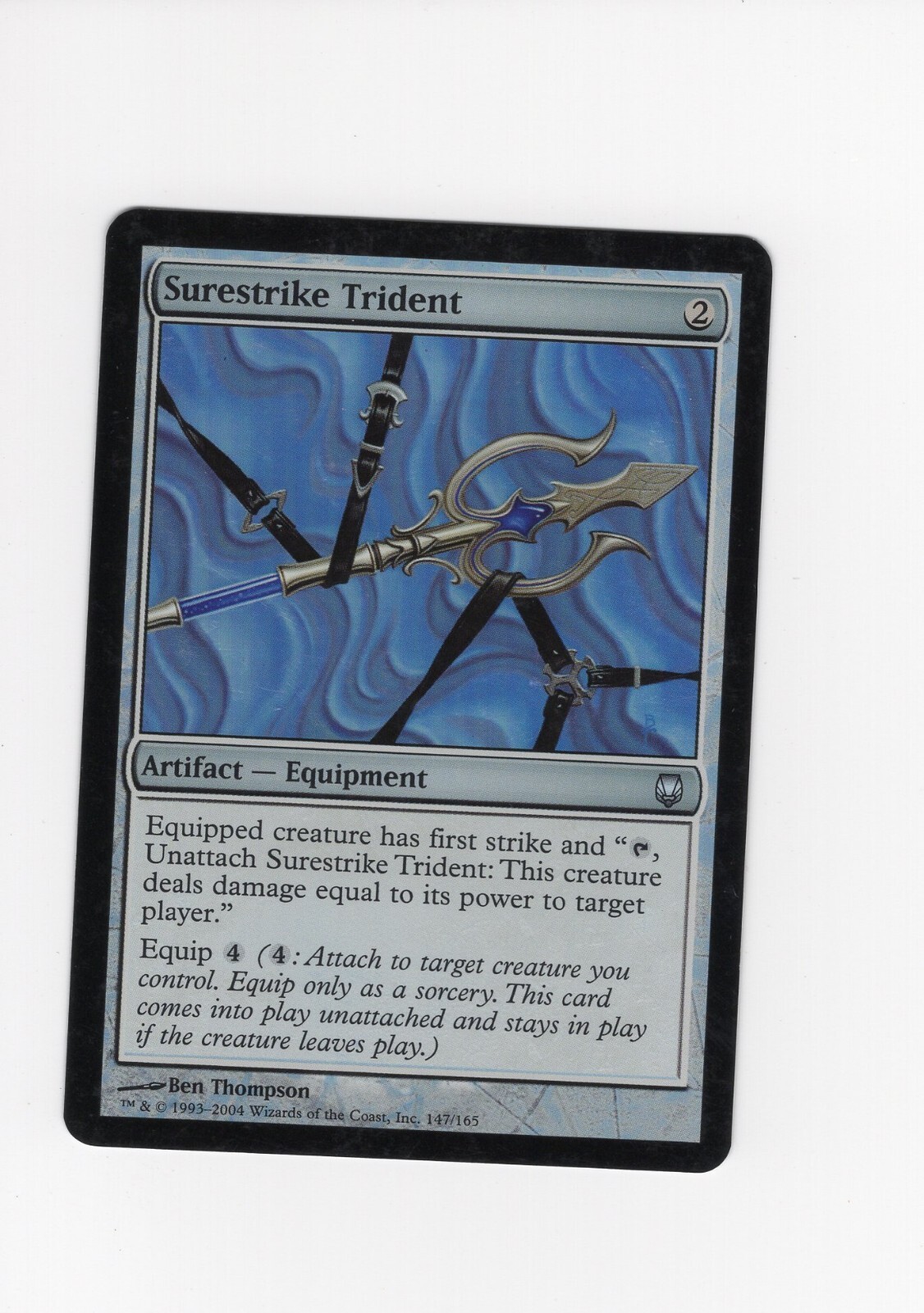 Surestrike Trident FOIL Darksteel NM-/LP  MTG Magic the Gathering