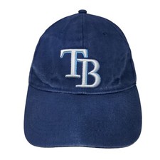 Tampa Bay Strapback Hat Blue Embroidered Logo Size Boys Youth 100% Cotton