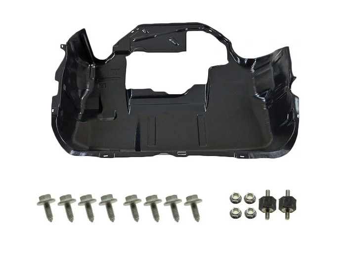 Cache sous moteur VW T4 avec kit fixation pour isoler le carter des projections d'eau