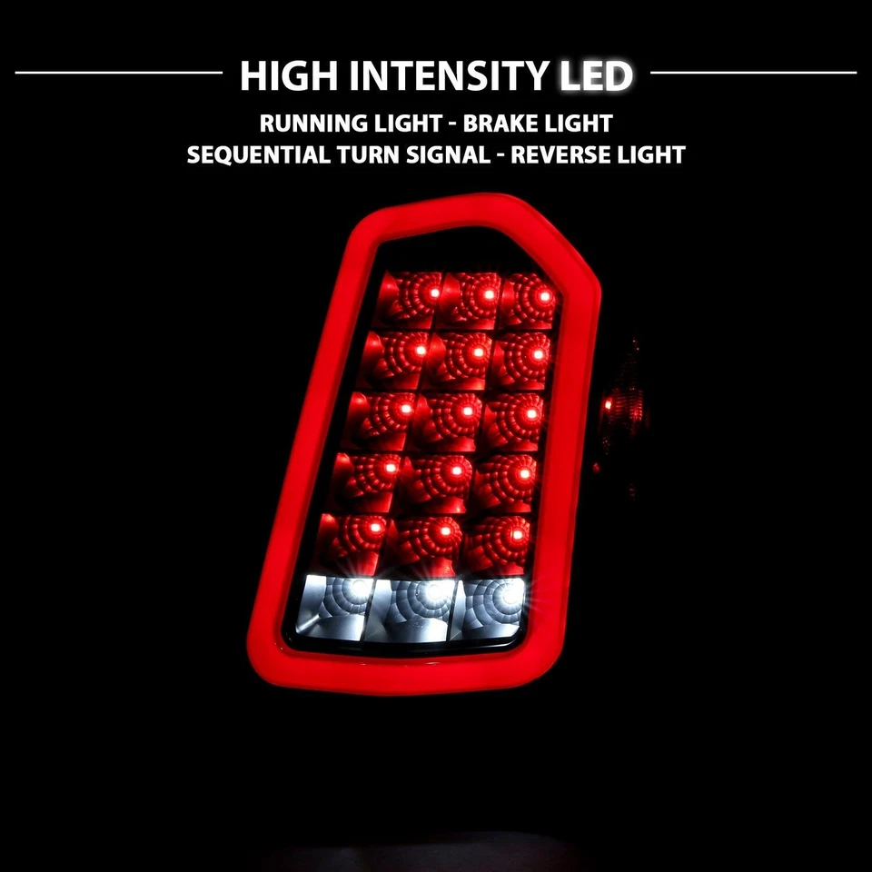 11 12 13 14 Chrysler 300 luces traseras LED completas señal secuencial negras un par Foto 4 de 4