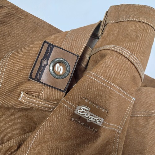 Vintage 00s Y2K Enyce Denim Baggy Jeans Orange Hiphop Rap Urbanwear 38 - Bild 9 von 15