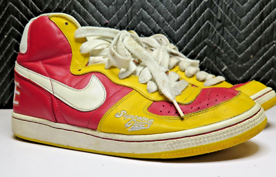 Nike Terminator Hi Supreme Court 308651-611 Color Red, Yellow