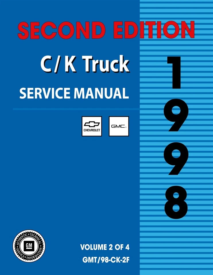 1998 雪佛兰和吉姆西 C-K 卡车维修手册 — 第 2/4 张图片
