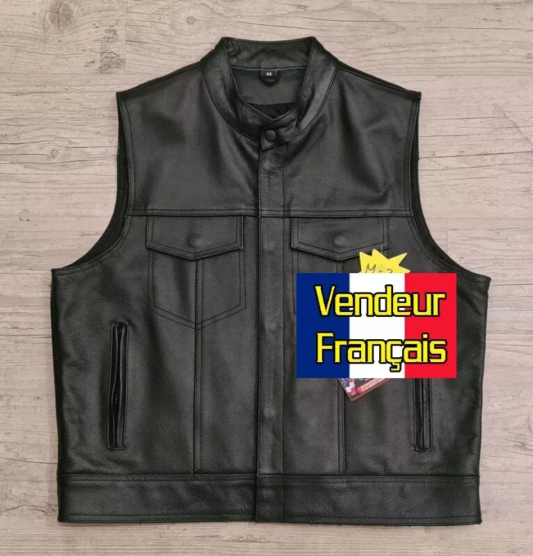 Mandarin collar vest sale