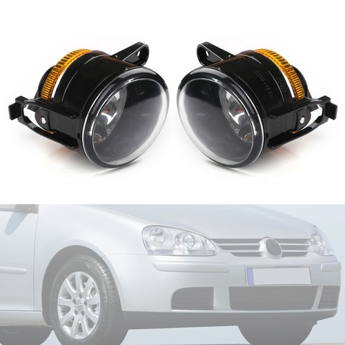 LH RH Pair Front Bumper Fog Light For Volkswagen Golf 5 2004-2009 US version S12