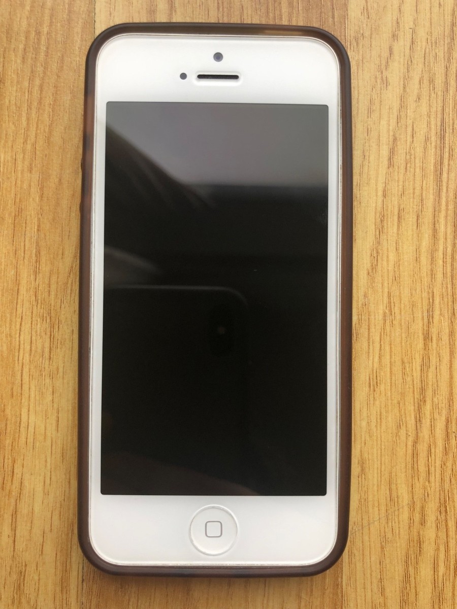Apple iPhone 5 - 16GB - White & Silver (Unlocked) - GREAT