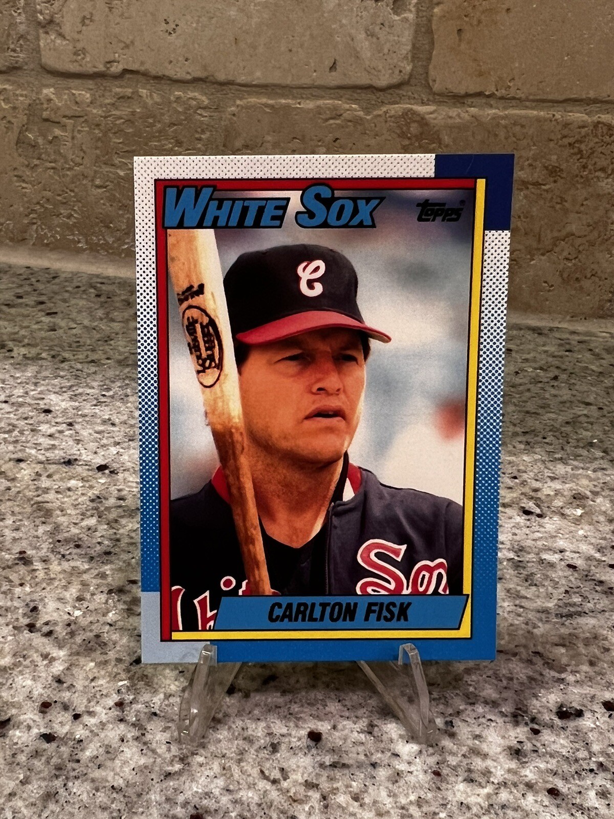 1990 Topps Tiffany Carlton Fisk #420 Baseball Card