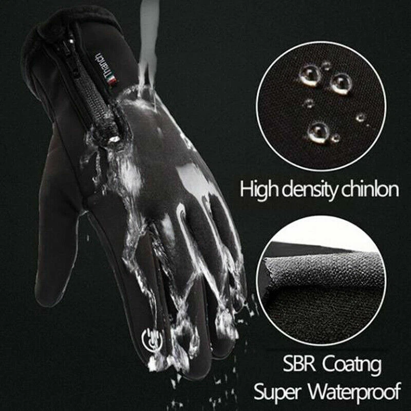 Winter Gloves Waterproof Thermal Touch Screen Thermal Windproof Warm AU - image 4 of 4