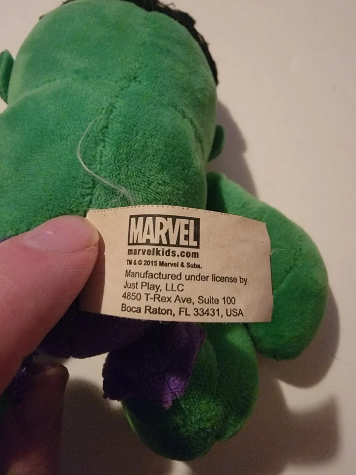 Marvel El Increíble HULK 8" Peluche Verde Superhéroe Aventuras Foto 4 de 4