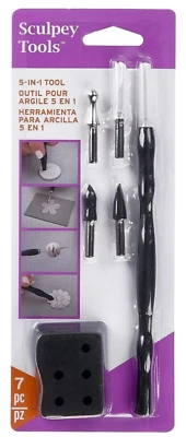 JUEGO DE HERRAMIENTAS DE MODELADO DE ARCILLA 5 en 1 SCULPEY ASCT01