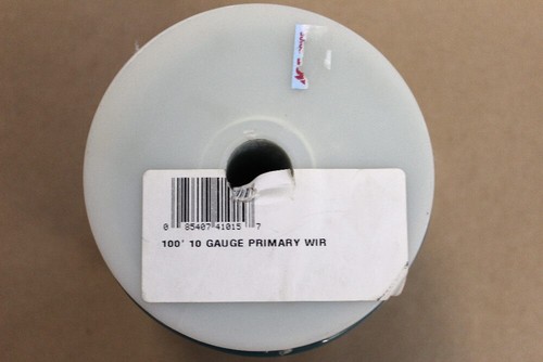 (Qty 1) 100' 10 Gauge Stranded Automotive Primary Wire Green/Teal New Old Stock! - Picture 3 of 4