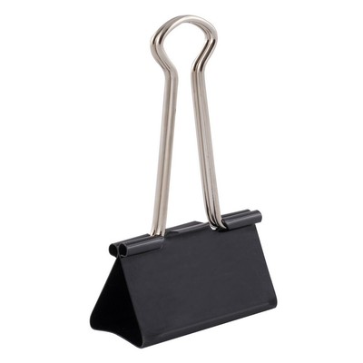 Metal Foldbackklammern 12 Stück, 51mm Schwarz Vielzweckklammern, Metall Binder 