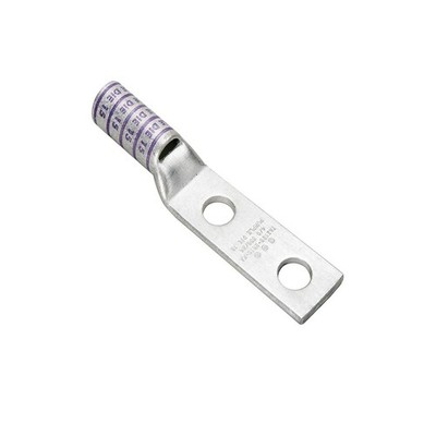 Burndy YAZ342TC38 2-Hole 500 MCM Long Barrel Copper Compression Lug Brown