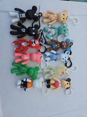 Popobe Bears Lot Of 12  2009 Key Chains (B)