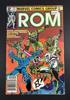 ROM #22 Spaceknight Marvel Comics Newsstand 1981