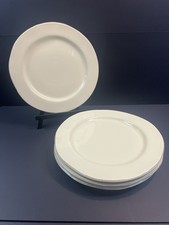 Vietri Cucina Fresca Piatti 12" Bianco Panna Set di 4 Made in Italy EUC