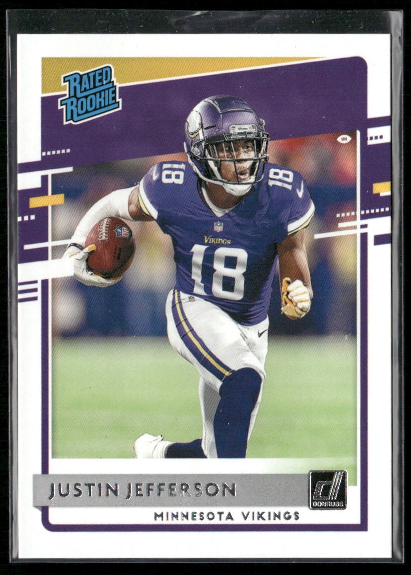 2020 Donruss Rated Rookie #313 Justin Jefferson Vikings