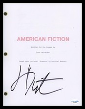Jeffrey Wright "American Fiction" AUTOGRAPH Signed Full Script Screenplay ACOA