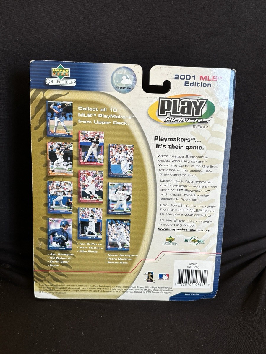 Ichiro Suzuki Upper Deck Sealed PlayMakers Figure 2001 MLB Seattle