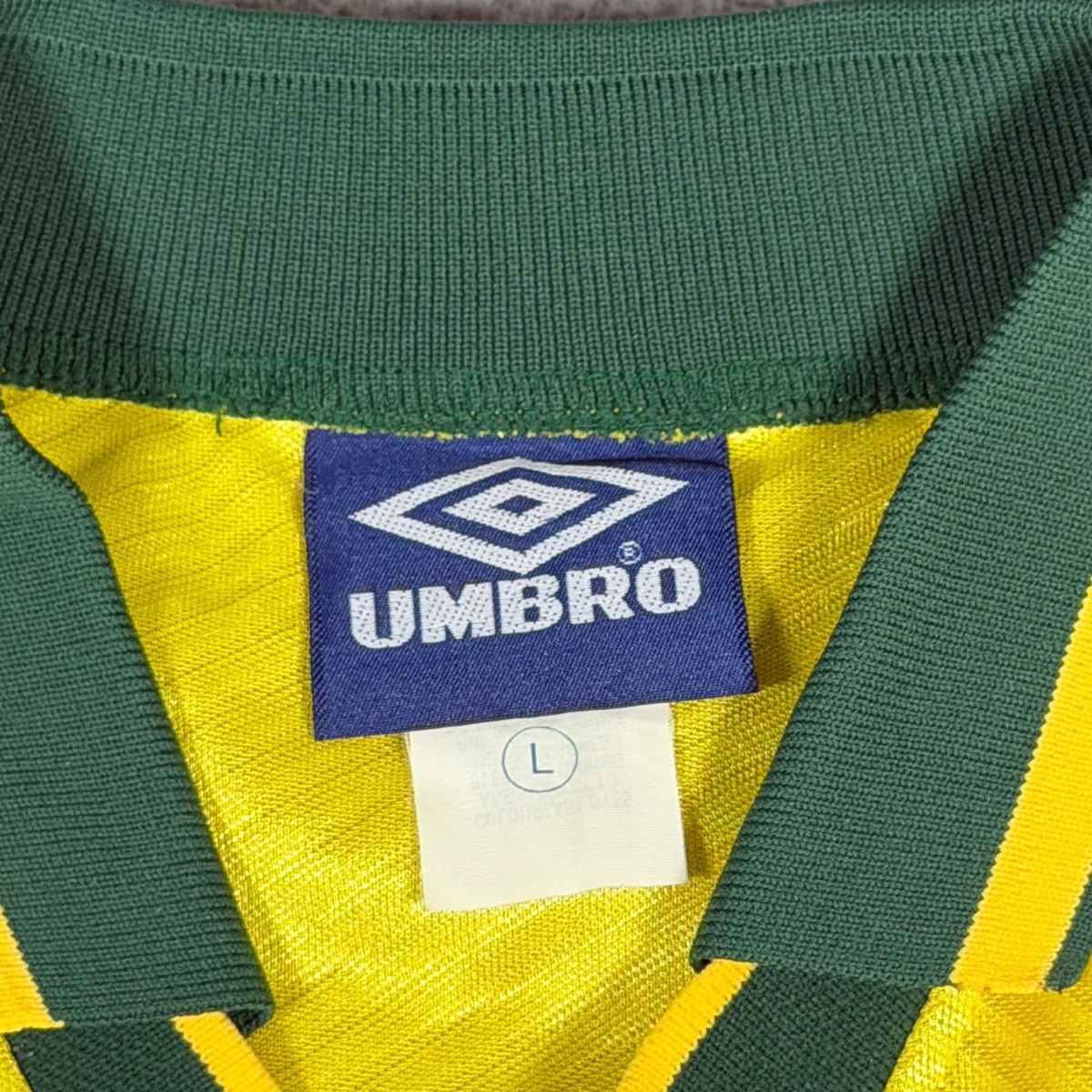 Vtg Brazil Jersey Adult Large Umbro 94 World Cup Brasil Soccer