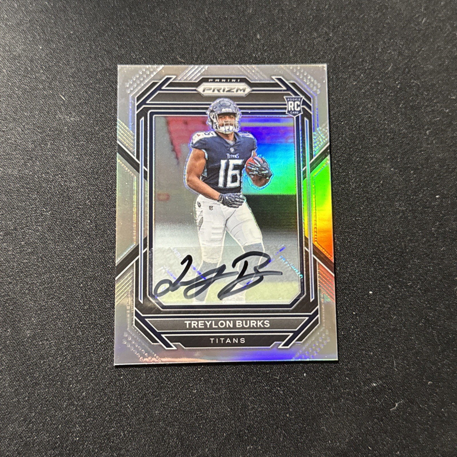 2022 Panini Prizm Treylon Burks Silver Prizm RC Auto #313