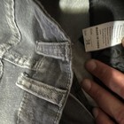 Men’s Gray Distressed Straight Fit Denim Jeans W/ Holes 5-Pocket Mid Rise — photo 3