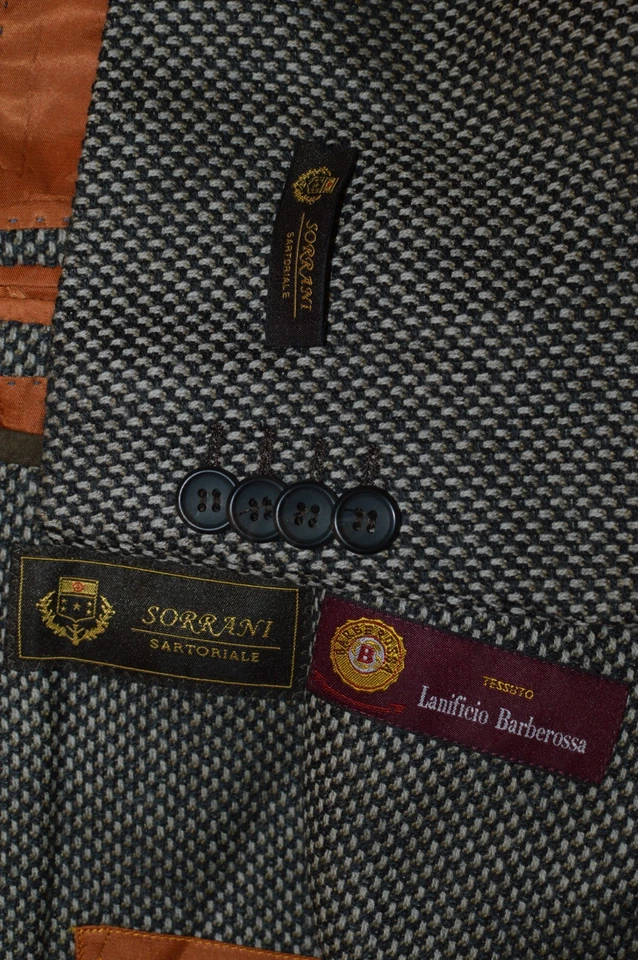 NUEVA EU 54L US 44L SORRANI Lanificio Barberossa Tweed Hacking Chaqueta de Caza Blazer Foto 2 de 4