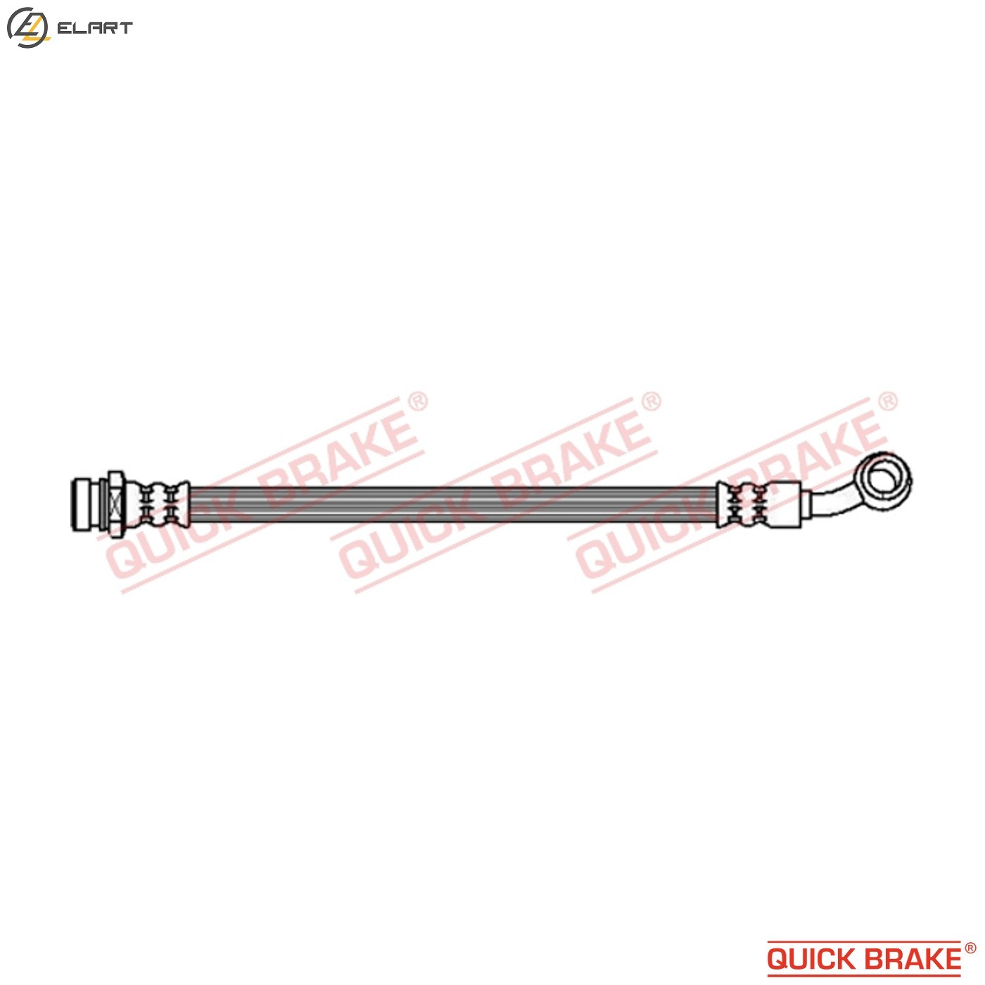 BRAKE HOSE 50.506 FOR KIA OPTIMA/LOTZE MAGENTIS D4EA 2.0L G4KD/G4KA 2.0L 4cyl